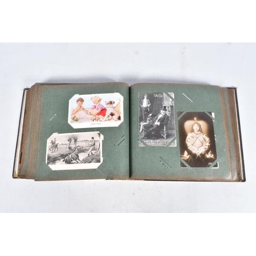 234 - POSTCARDS, two albums containing approximately 634* early 20th century Postcards (Edwardian - 1940's... 