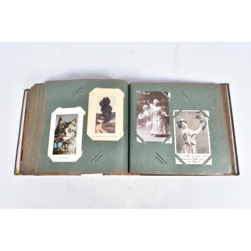 234 - POSTCARDS, two albums containing approximately 634* early 20th century Postcards (Edwardian - 1940's... 