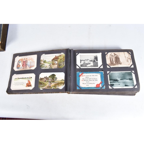 234 - POSTCARDS, two albums containing approximately 634* early 20th century Postcards (Edwardian - 1940's... 