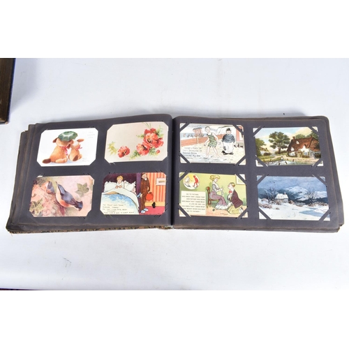 234 - POSTCARDS, two albums containing approximately 634* early 20th century Postcards (Edwardian - 1940's... 