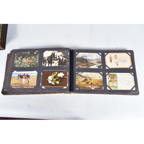 234 - POSTCARDS, two albums containing approximately 634* early 20th century Postcards (Edwardian - 1940's... 