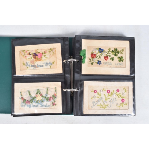 238 - POSTCARDS, four albums containing approximately 337* early 20th century Postcards (Edwardian - 1950'... 