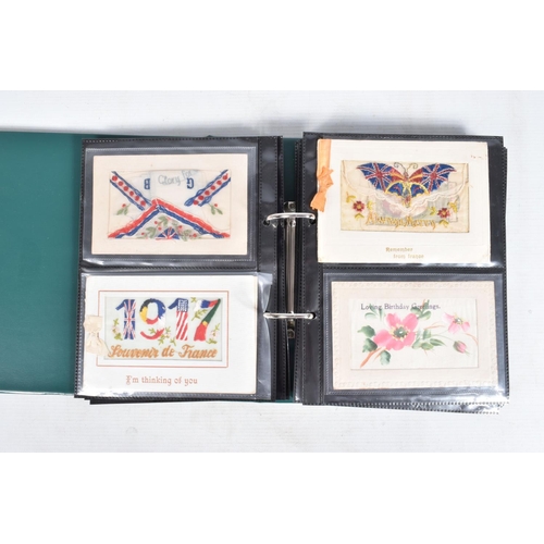 238 - POSTCARDS, four albums containing approximately 337* early 20th century Postcards (Edwardian - 1950'... 