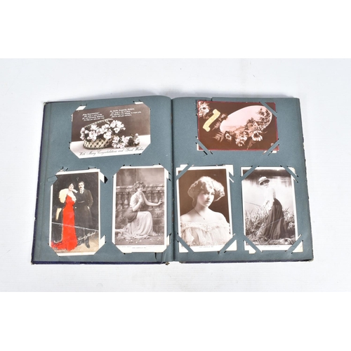 238 - POSTCARDS, four albums containing approximately 337* early 20th century Postcards (Edwardian - 1950'... 