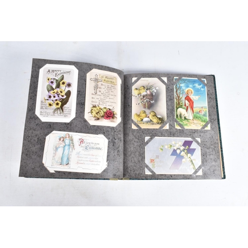 242 - POSTCARDS, three albums containing approximately 590* early 20th century EASTER Postcards (Edwardian... 