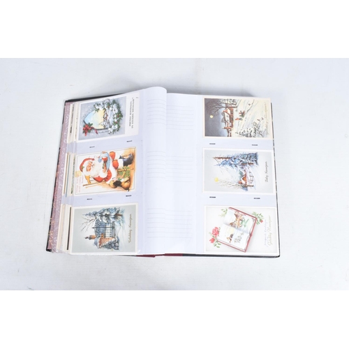 243 - POSTCARDS, three albums containing approximately 463* miscellaneous 'greetings' postcards from Europ... 