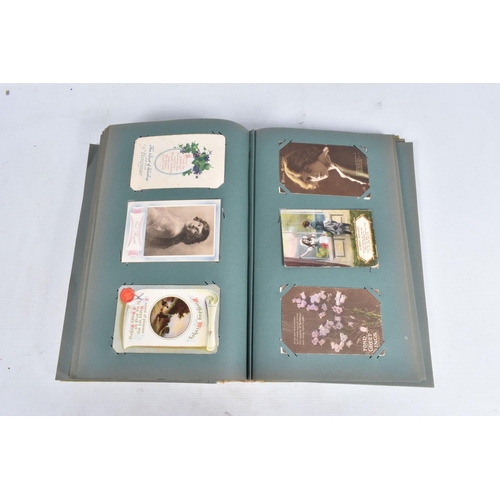 245 - POSTCARDS, one album containing approximately 402* early 20th century BIRTHDAY Postcards (Edwardian ... 