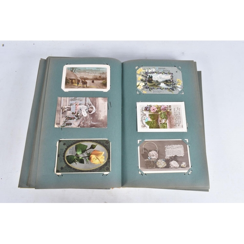 245 - POSTCARDS, one album containing approximately 402* early 20th century BIRTHDAY Postcards (Edwardian ... 