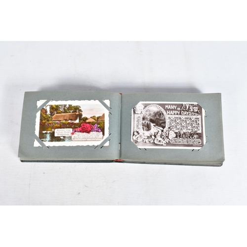 248 - POSTCARDS, three albums containing approximately 469* early 20th century BIRTHDAY and other Postcard... 