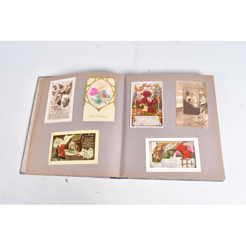 250 - POSTCARDS, two albums containing approximately 550* early 20th century BIRTHDAY Postcards, (Edwardia... 