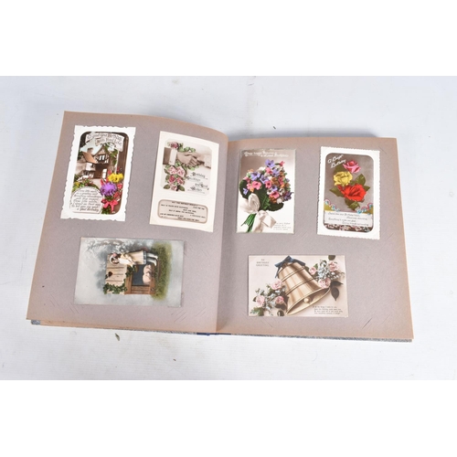 250 - POSTCARDS, two albums containing approximately 550* early 20th century BIRTHDAY Postcards, (Edwardia... 