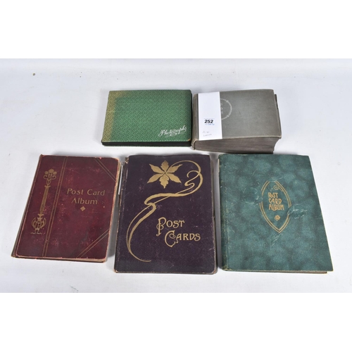 252 - POSTCARDS, five albums containing approximately 391* early -mid 20th century, age related BIRTHDAY P... 