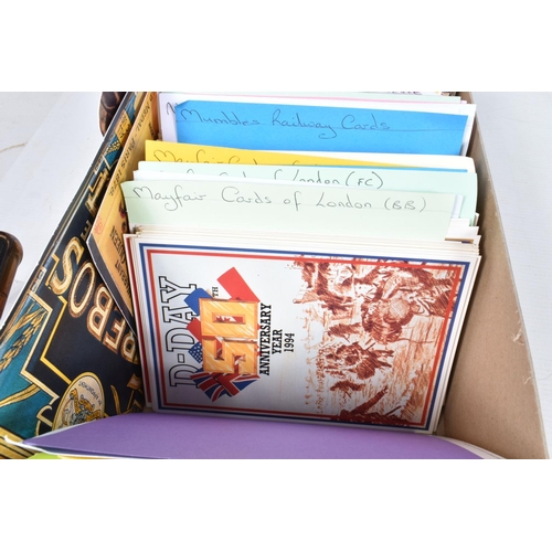 255 - POSTCARDS, one box containing approximately 480 'clean'  reproduction Advertising Postcards featurin... 