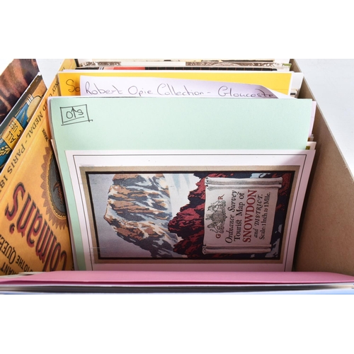 255 - POSTCARDS, one box containing approximately 480 'clean'  reproduction Advertising Postcards featurin... 