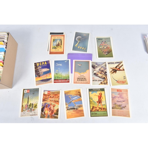 255 - POSTCARDS, one box containing approximately 480 'clean'  reproduction Advertising Postcards featurin... 