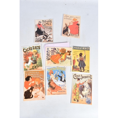 255 - POSTCARDS, one box containing approximately 480 'clean'  reproduction Advertising Postcards featurin... 