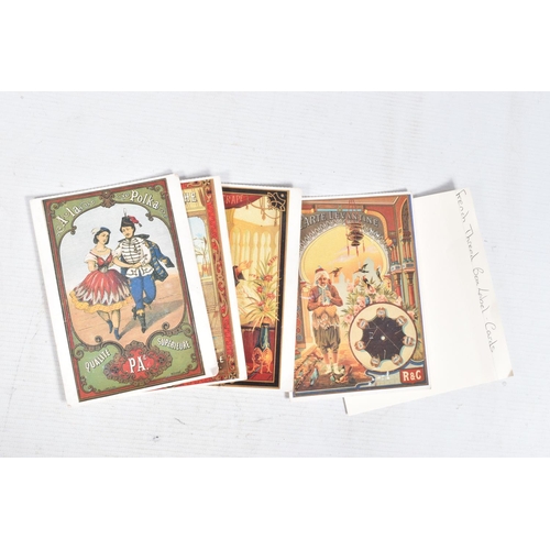 255 - POSTCARDS, one box containing approximately 480 'clean'  reproduction Advertising Postcards featurin... 