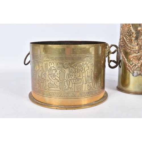 322 - SIX VARIOUS INTERESTING PIECES OF TRENCH ART, these include a 1938 dated wishing well and bucket, th... 