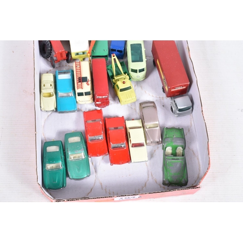 104 - A QUANTITY OF UNBOXED AND ASSORTED MATCHBOX DIECAST VEHICLES, to include Commer T.V. Service Van 'Re... 