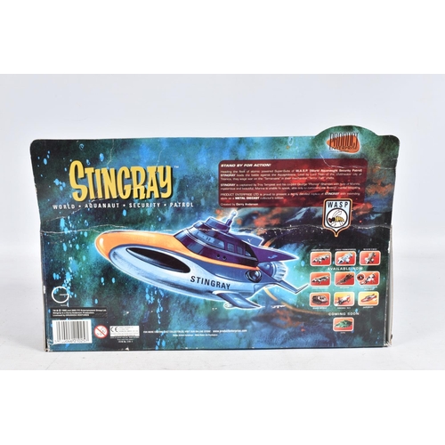 107 - A BOXED PRODUCT ENTERPRISE DIECAST GERRY ANDERSON STINGRAY W.A.S.P. SUPER SUB, model appears complet... 