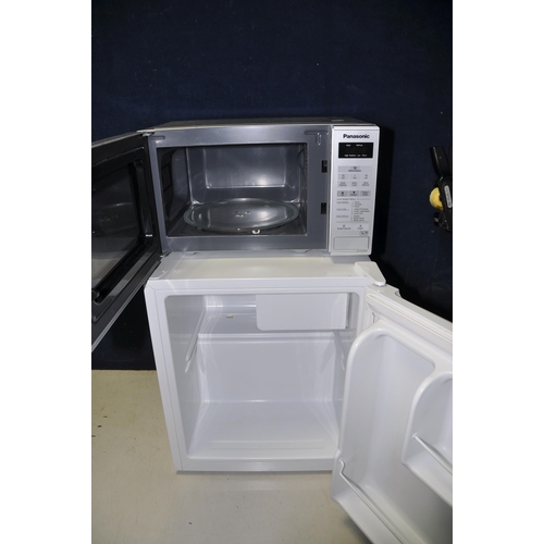 1068 - AN ARGOS AVRDF106 TABLETOP FRIDGE measuring width 44cm x depth 48cm x height 52cm, along with a Pana... 