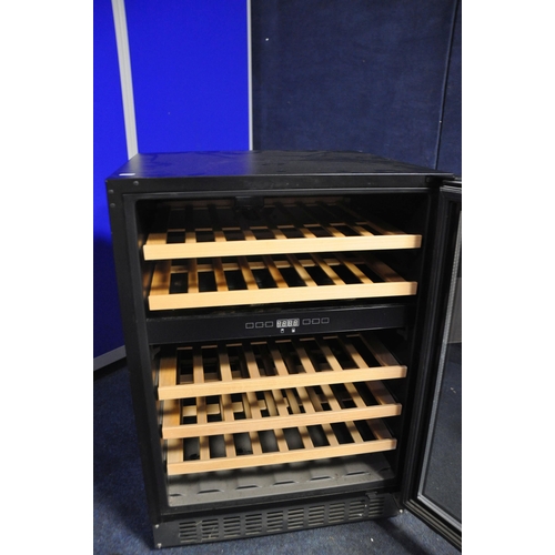 1122 - A WINE COOLER model and maker UNKNOWN measuring width 60cm x depth 58cm x height 83cm (UNTESTED due ... 