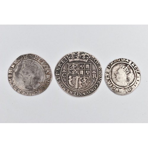 22 - CHARLES I SILVER TWELVE SHILLING HAMMERED COIN,  Scotland mm Thistle Falconers Issue 1625-1649. 5.76... 