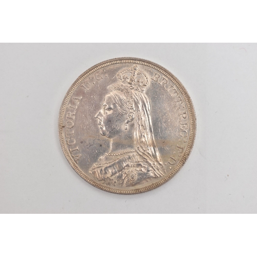 27 - A VICTORIA 1887 JUBILEE CROWN COIN  HIGH GRADE