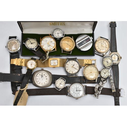 89 - A BOX OF ASSORTED 'SMITHS' WATCHES, to include five 'Smiths' wristwatches, three 'Smiths Empire' wri... 