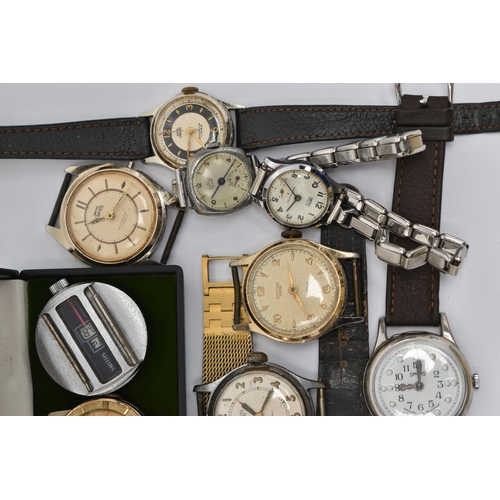 89 - A BOX OF ASSORTED 'SMITHS' WATCHES, to include five 'Smiths' wristwatches, three 'Smiths Empire' wri... 