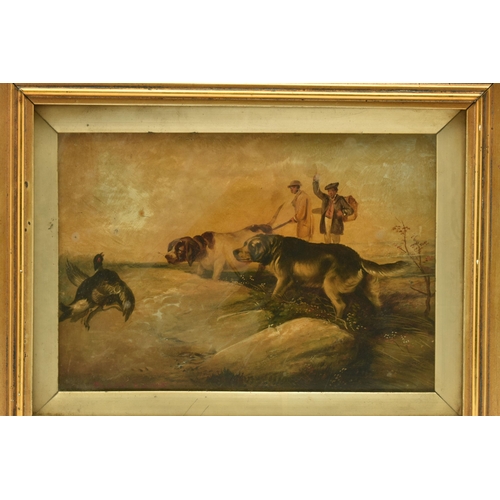 301 - ATTRIBUTED TO SAMUEL RAVEN (1775-1847) 'BLACK GAME', hunting scene depicting a hunter, a beater and ... 