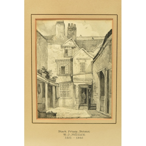 307 - WILLIAM JAMES MULLER (1812-1845) 'BLACK FRIARS, BRISTOL', a sketch depicting a building in Bristol, ... 