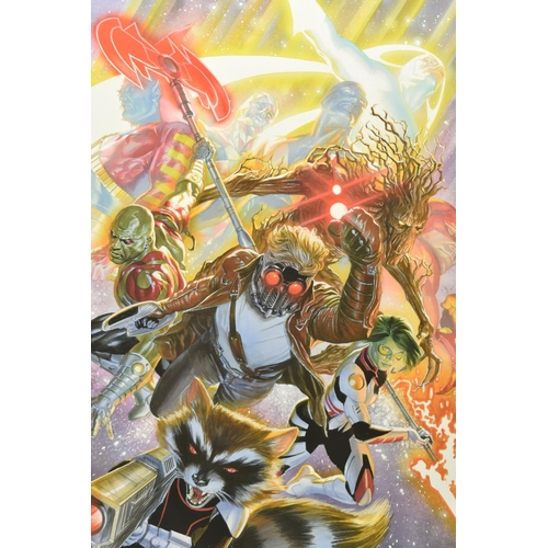 360 - ALEX ROSS FOR DC COMICS (AMERICAN CONTEMPORARY) 'GUARDIANS OF THE GALAXY', a signed limited edition ... 