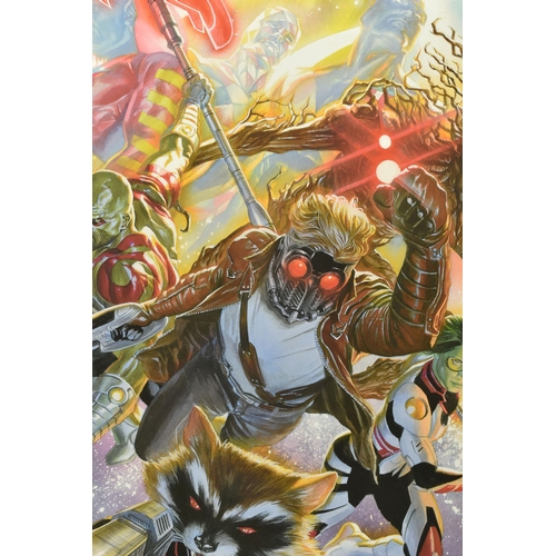 360 - ALEX ROSS FOR DC COMICS (AMERICAN CONTEMPORARY) 'GUARDIANS OF THE GALAXY', a signed limited edition ... 