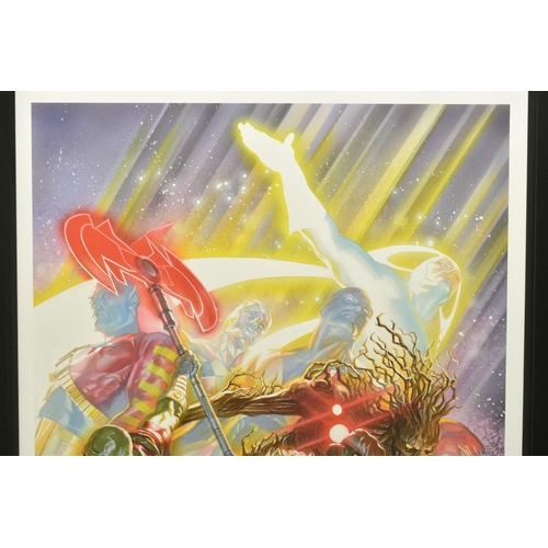 360 - ALEX ROSS FOR DC COMICS (AMERICAN CONTEMPORARY) 'GUARDIANS OF THE GALAXY', a signed limited edition ... 