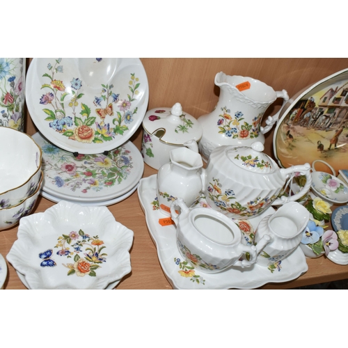 380 - A GROUP OF CERAMICS, to include assorted Aynsley Cottage Garden tea and gift wares, an Aynsley Wild ... 