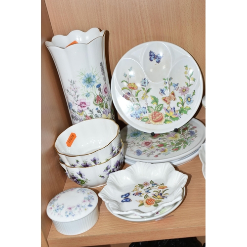 380 - A GROUP OF CERAMICS, to include assorted Aynsley Cottage Garden tea and gift wares, an Aynsley Wild ... 