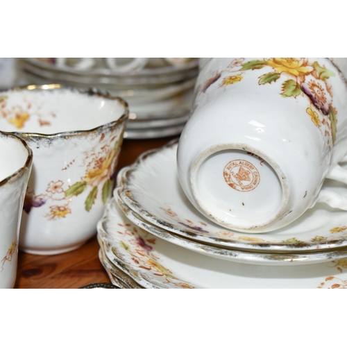 391 - A ROYAL ALBERT 'FLORENCE' PATTERN TEA SET TOGETHER WITH TWO WORLD CUP COIN COLLECTIONS,  comprising ... 