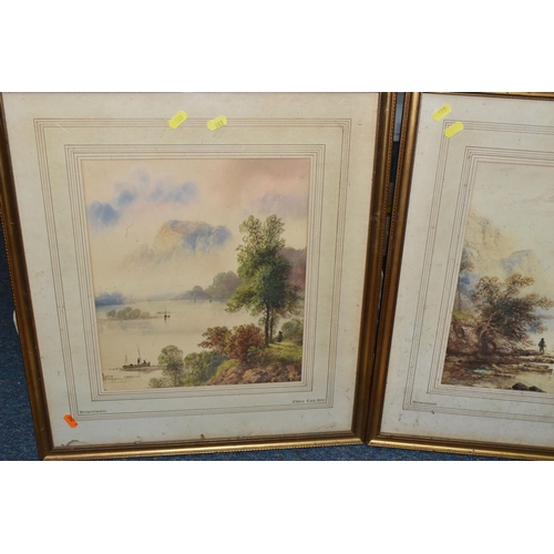 503 - FOUR LATE 19TH/ EARLY 20TH CENTURY WATERCOLOURS, comprising William Snell Morrish (1844-1917) an ext... 