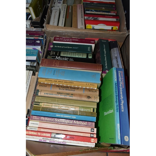 508 - FIVE BOXES OF ASSORTED 20TH CENTURY BOOKS, subjects include polar exploration, art history, general ... 