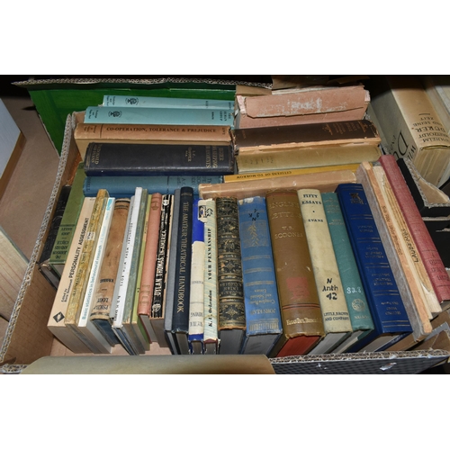 516 - SIX BOXES OF ASSORTED 20TH CENTURY BOOKS, a number of books are written in German including a copy o... 