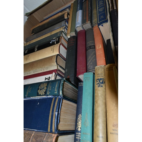 516 - SIX BOXES OF ASSORTED 20TH CENTURY BOOKS, a number of books are written in German including a copy o... 