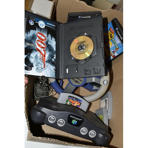 523 - QUANTITY OF NINTENDO ITEMS, including N64 console and games (Banjo Kazooie, Tonic Trouble and Olympi... 