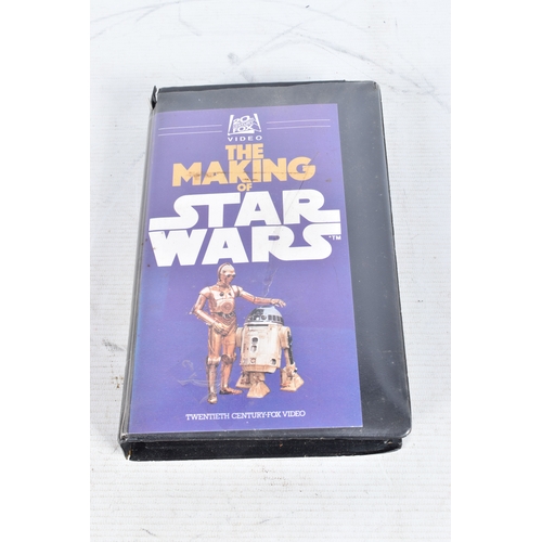 6 - A COLLECTION OF STAR WARS COLLECTABLES, VHS, FIGURES AND GAMES, to include a sealed Star wars Trilog... 