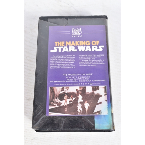 6 - A COLLECTION OF STAR WARS COLLECTABLES, VHS, FIGURES AND GAMES, to include a sealed Star wars Trilog... 