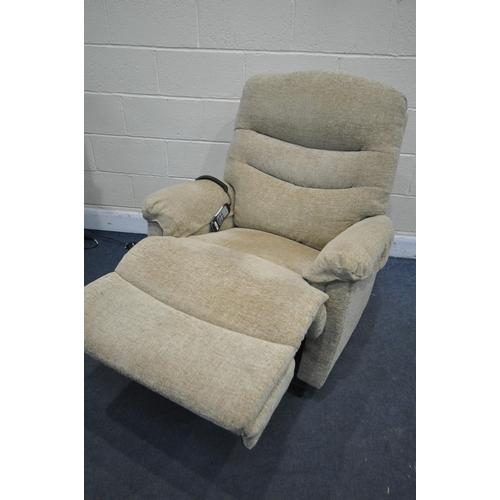 1214 - A CELEBRITY ELECTRIC RISE AND RECLINE ARMCHAIR (PAT pass and working)