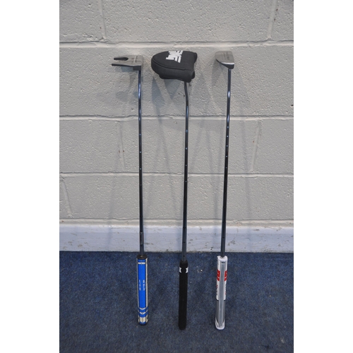 1063 - A SELECTION OF PUTTERS to include an Odyssey White Hot XG No7Cs putter, Odyssey White Hot No5 putter... 