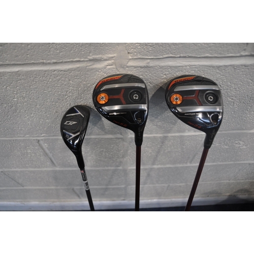 1065 - TWO COBRA KING F7 GOLF CLUBS along with Wilson D7 (all in used condition) (3)