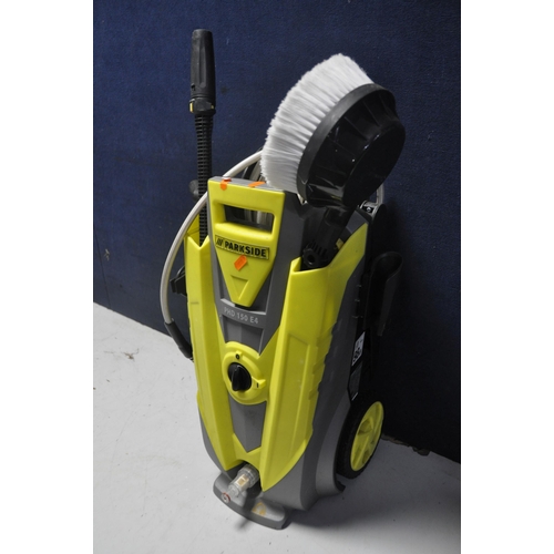 1070 - A PARKSIDE PHD-150-E4 PRESSURE WASHER with hose and brush attachment (PAT pass and powers up)