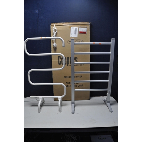 1080 - A COOPERS AIRER DRYER in boxed unused condition (UNTESTED), along with a Unbranded electric clothes ... 